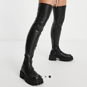 asos design over the knee boots